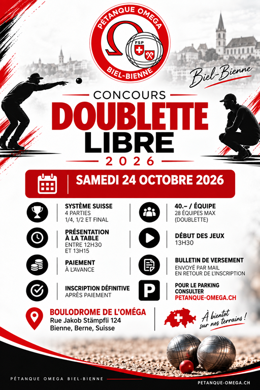 Affiche du concours à Bienne