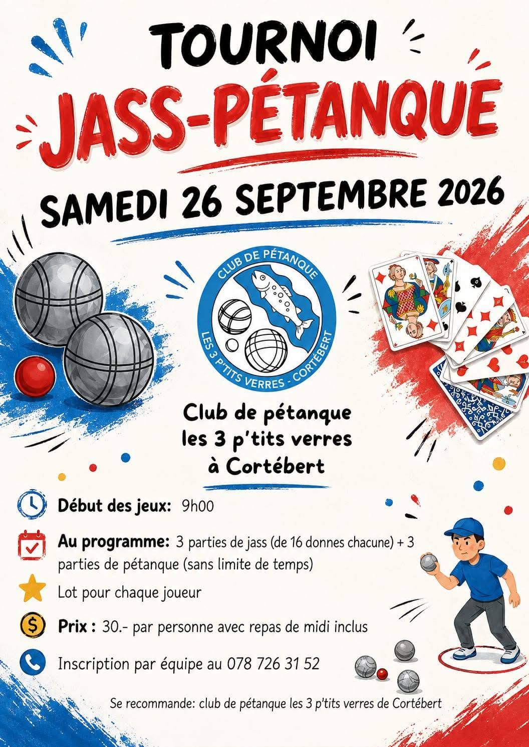 Affiche du concours à Cortébert