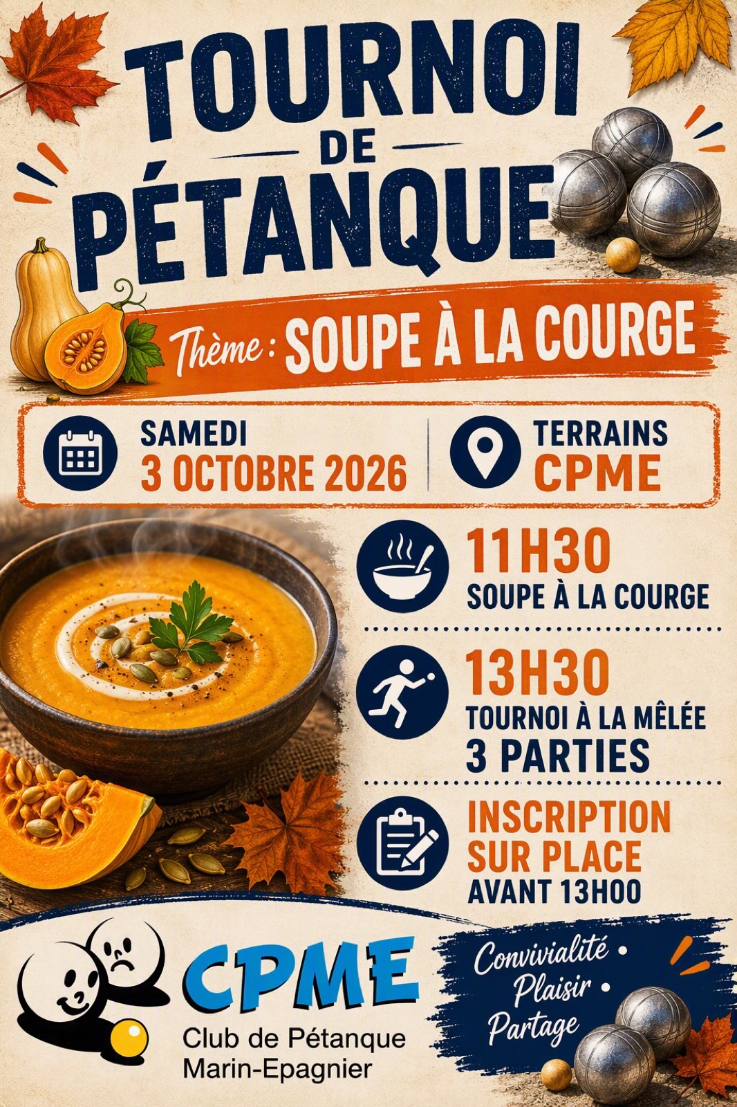 Affiche du concours à Marin