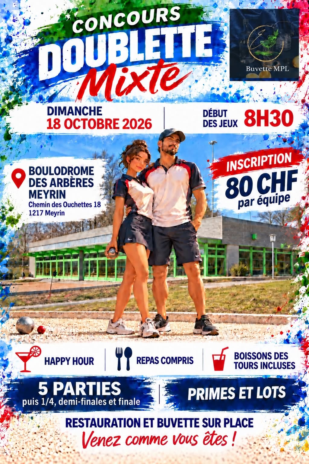 Affiche du concours à Meyrin