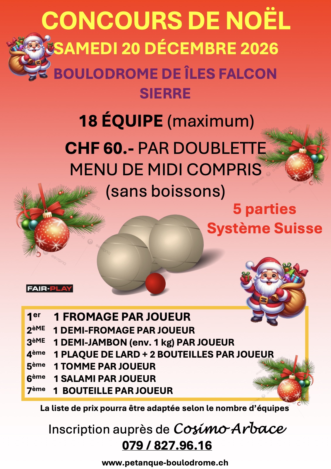 Affiche du concours à Sierre